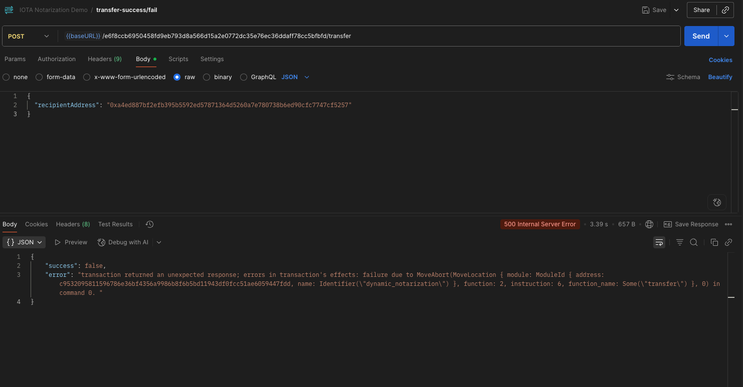 Notarization Ownership Transfer with lock